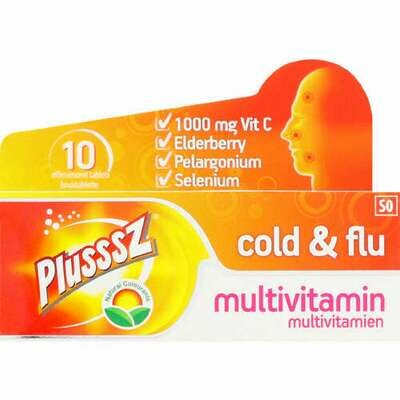 Plussz Cold &amp; Flu effervescent 10&#39;s