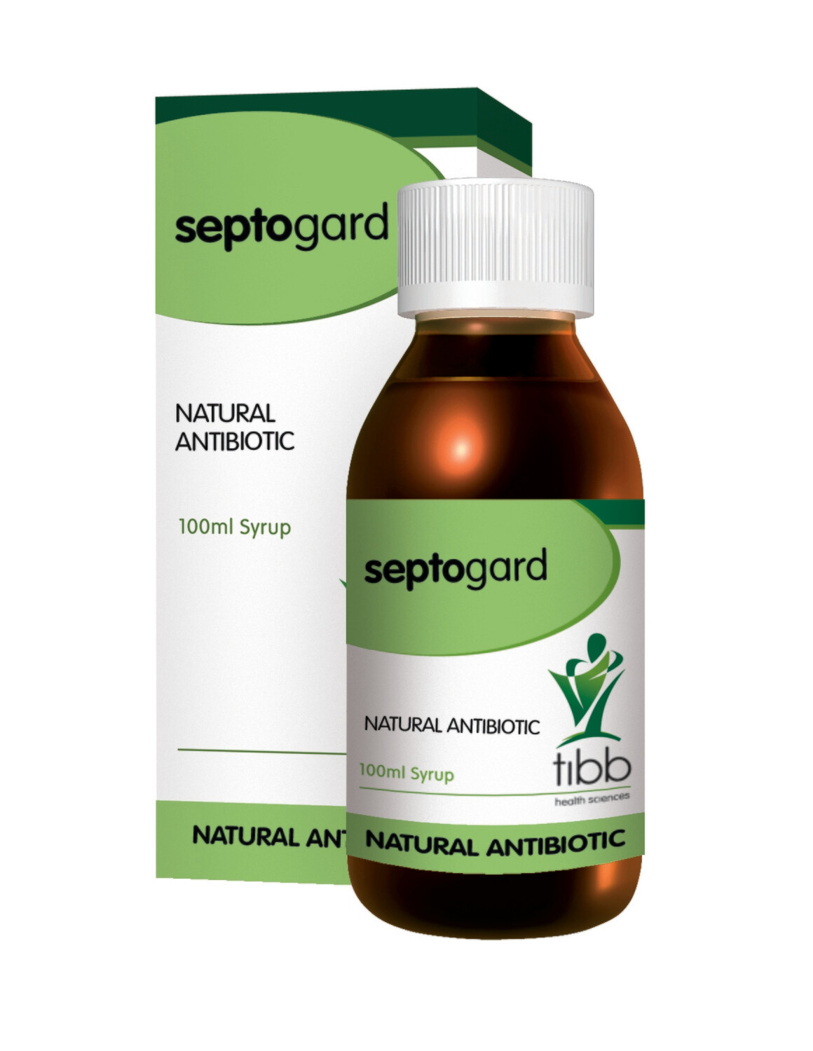 Tibb Septoguard tablets/syrup, Type: Syrup 100ml