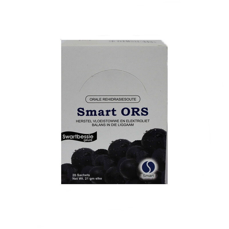 SMART ORS Rehidration packets single, Flavour: Blackcurrant