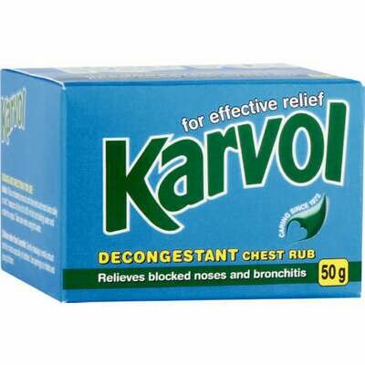 Karvol Decongestant, Type: Decongestant chest rub 50g