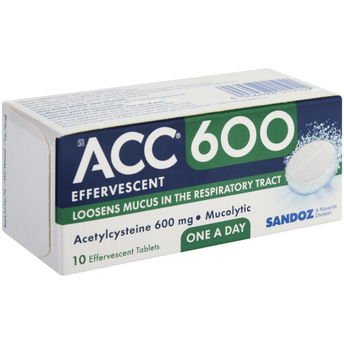 Acc600 Effervescent 10&#39;s