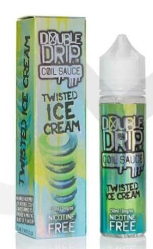 Double Drip  50ml Shortfill (80VG/20PG) Twisted Ice Cream