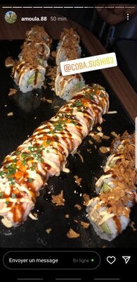 DRAGON ROLL SAUMON CHEESE
