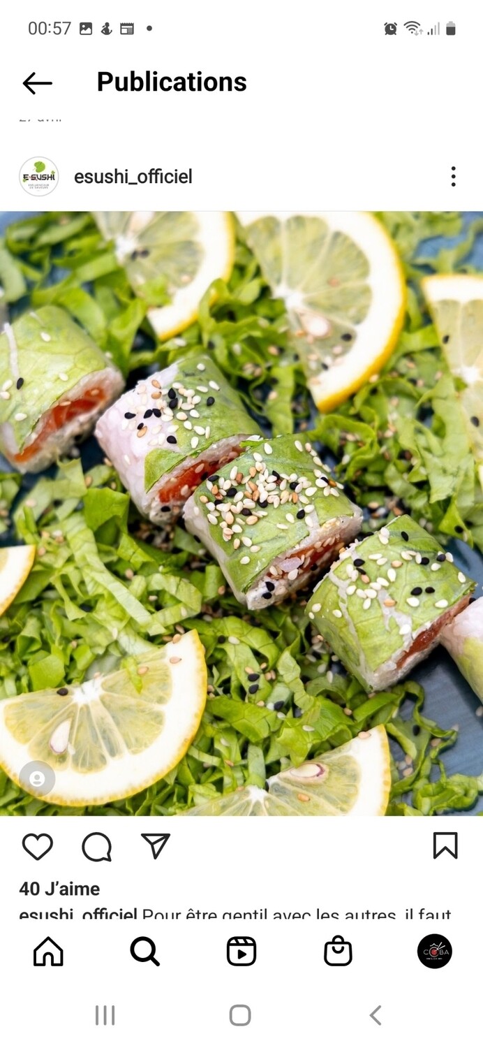 SPRING ROLL POULET FRIT FROMAGE