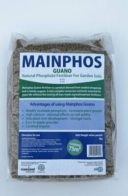 Guano – natural soft phosphate fertiliser 1 x 3kg