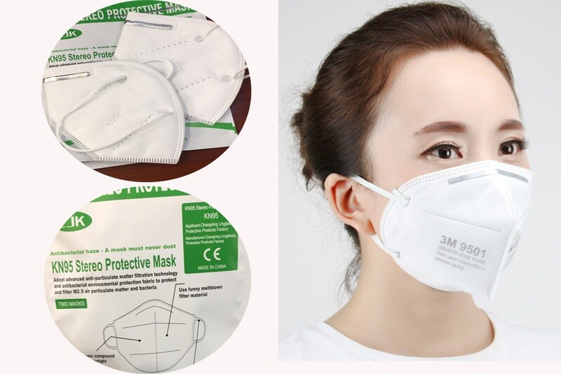 100pcs Pack NIOSH FDA CE Standard ffp2 ffp3 N95 KN95 for Anti Flu Virus