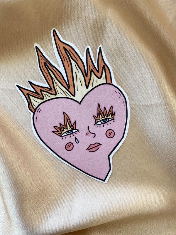 Corazón en llamas