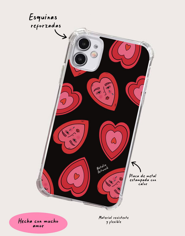 Corazones san Valentín (transparente)