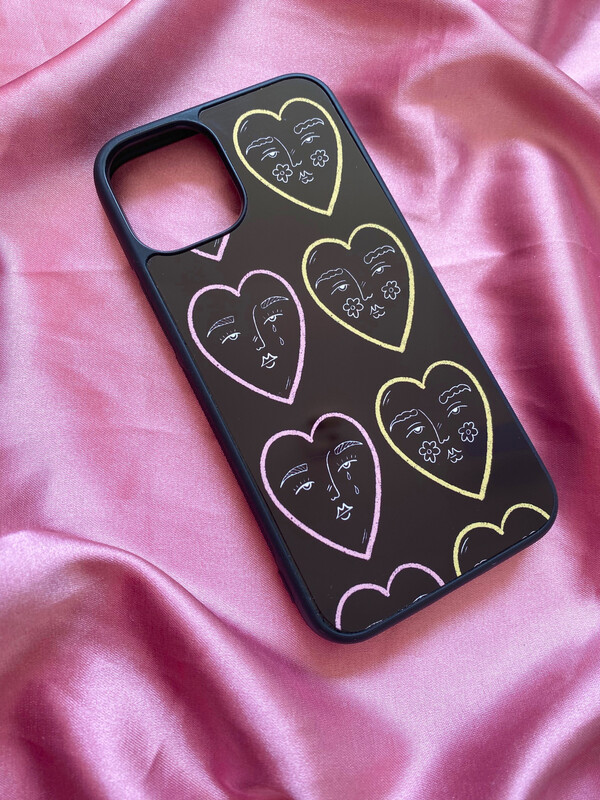 Corazones Neon