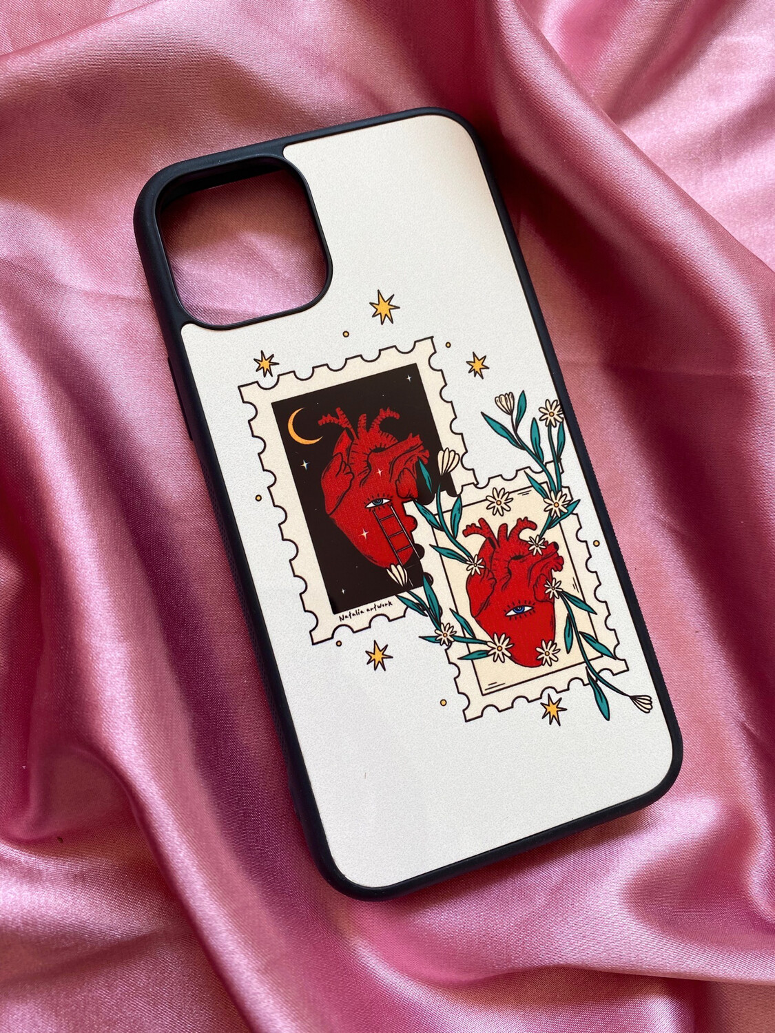 Postal de corazón