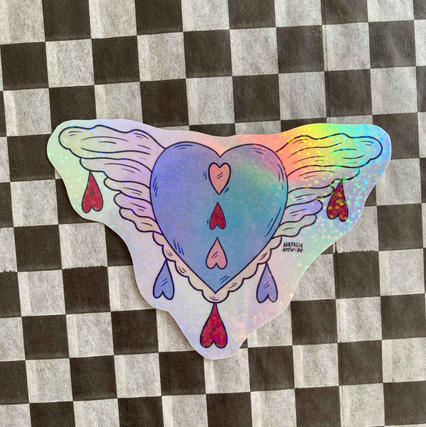 Corazón con alas