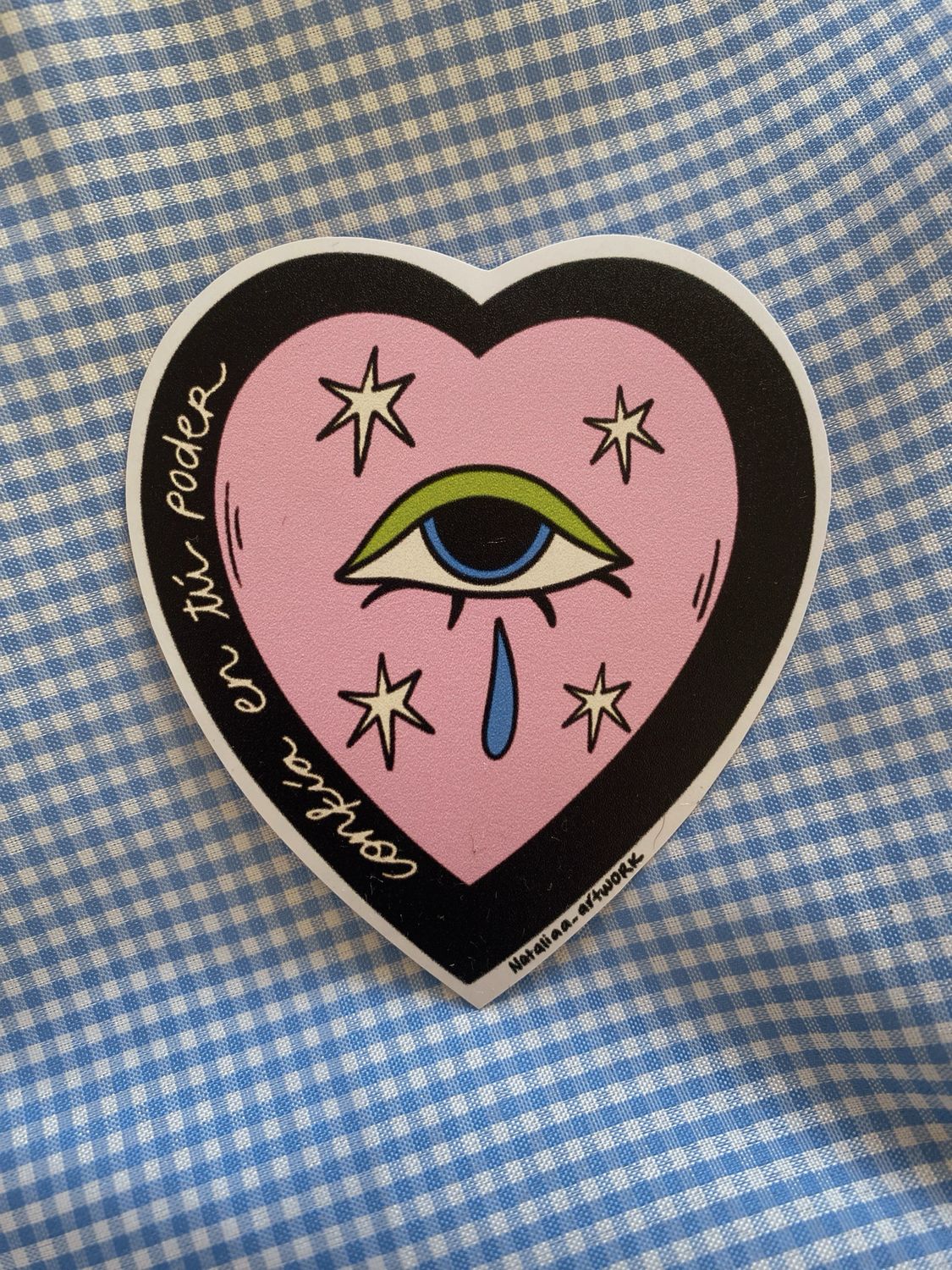 Corazón con estrellas