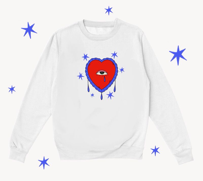 Corazón con encaje