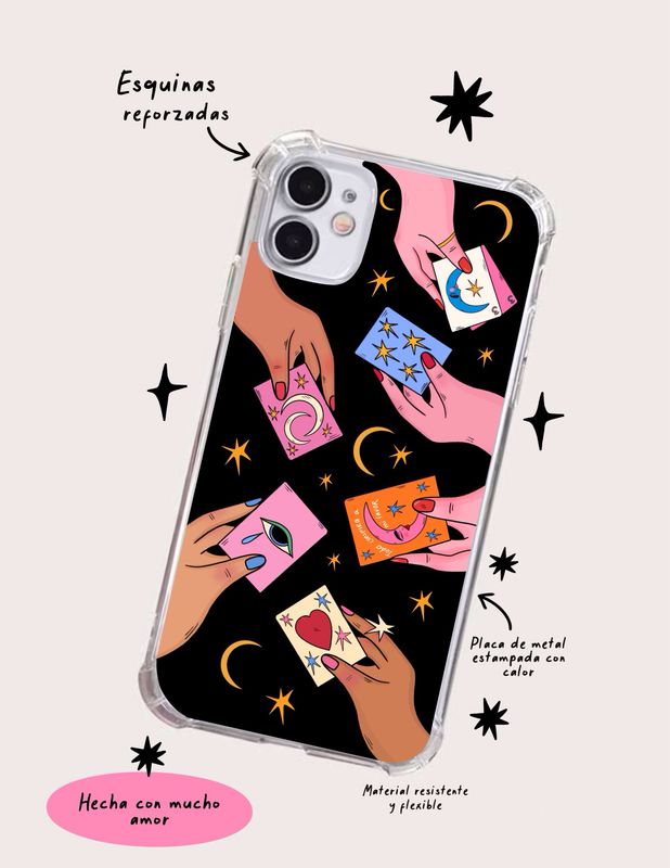 Manos tarot (orilla transparente)