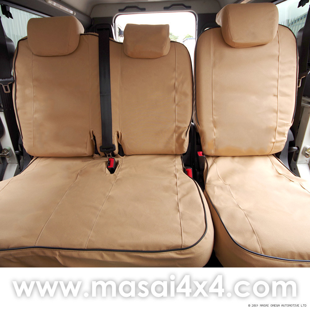 Canvas Seat Covers for Land Rover Defender TD5, Seat Covers Required?: Middle Row Only (60/40)