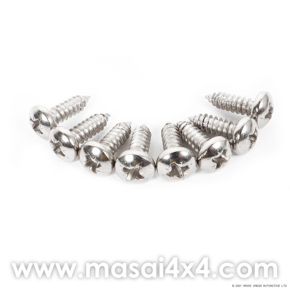 Front Grille Screw Kit for Defender - Stainless Steel