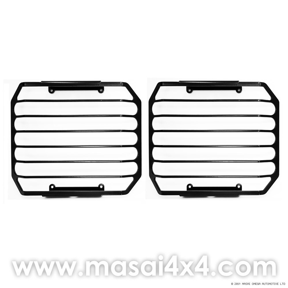Front Lamp Guards for Land Rover Defender (No Branding) - PAIR