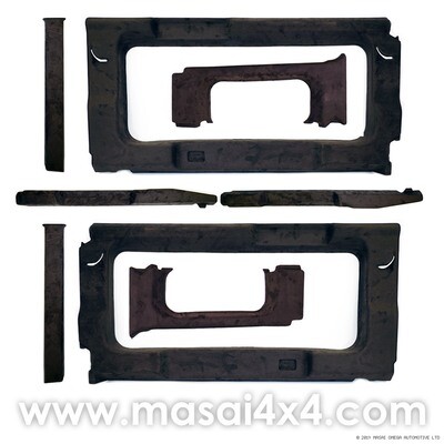 Internal Window Trims Kit for Land Rover Defender 90/110 - PUMA (07' - 16') - Masai Covered