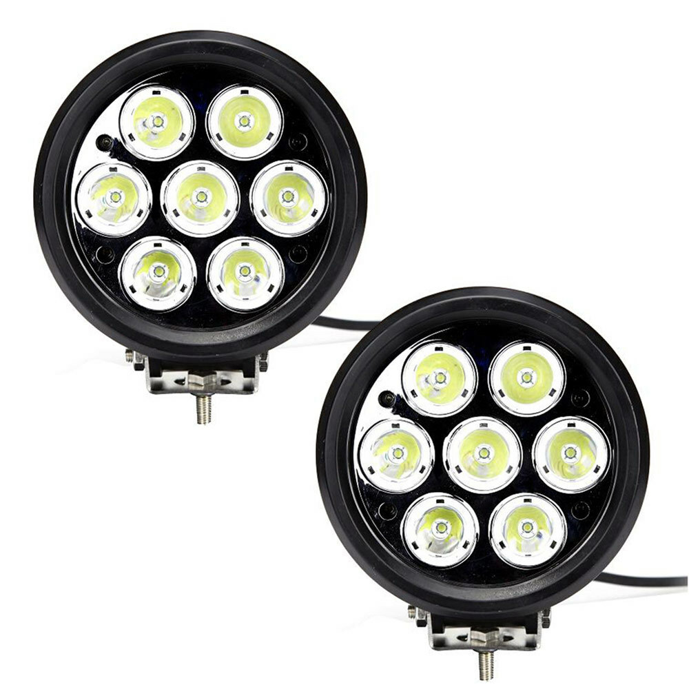 Pair of Powerful 7000 Lumens 70 Watts 6″ CREE LED Driving Lights (Flood/Spot)  – Masai Land Rover Defender Upgrades, Accessories and Parts – Masai is a  specialist manufacturer of Land Rover Defender