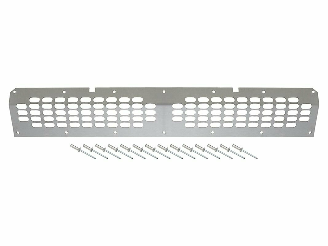Lower Front Grille for Defender with Air Con - Stainless Steel