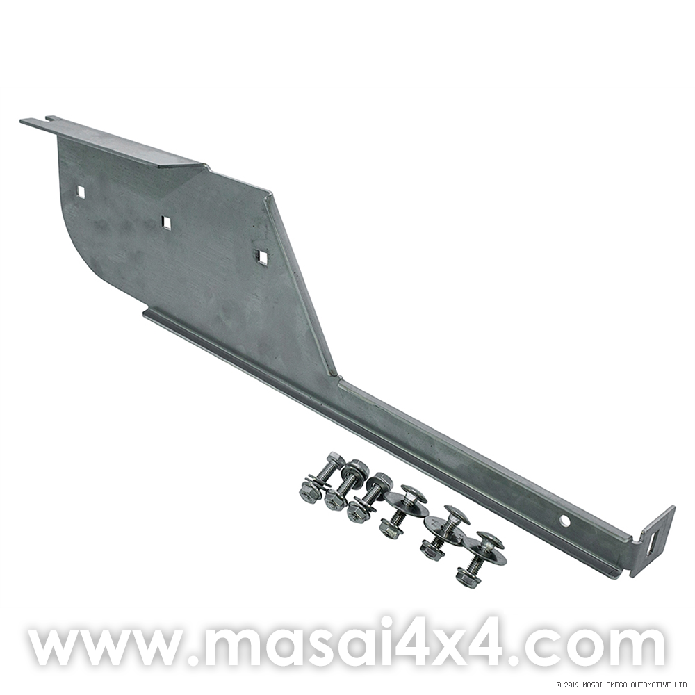 Rear Stainless Steel Mudflap Brackets (Pair) for Defender 110/130