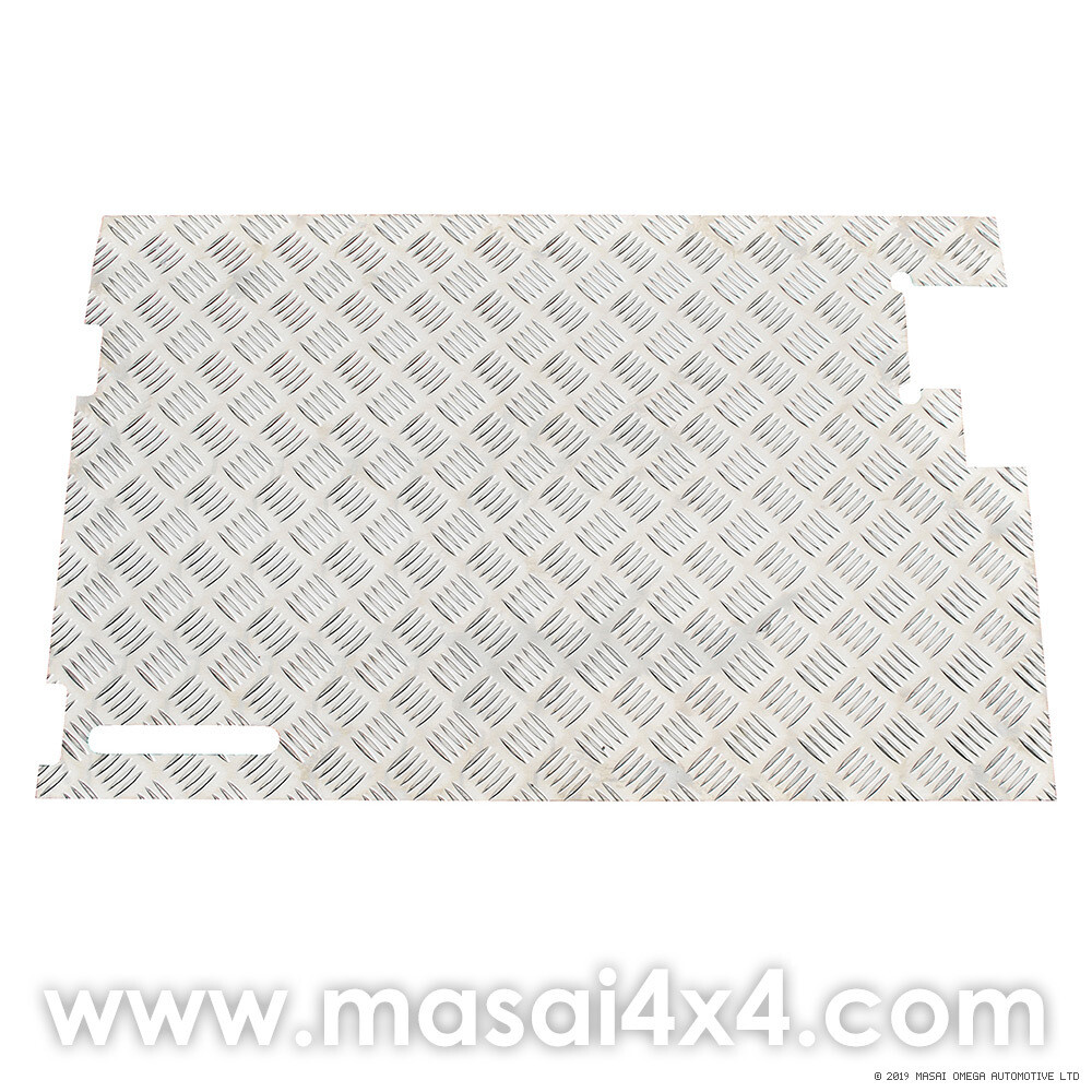 Rear Door Chequer Plate for Defender 90/110 (Pre 2002 Rear Doors) and Series WITHOUT a Wiper