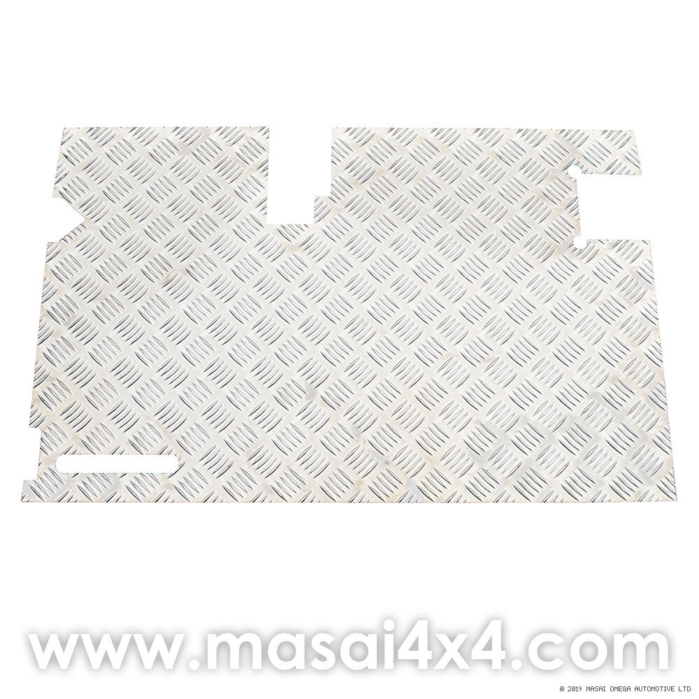 Rear Door Chequer Plate with Wiper - Defender 90/110