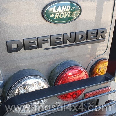 "DEFENDER" Rear Lettering Decals - fits all Defenders (6 Colours)