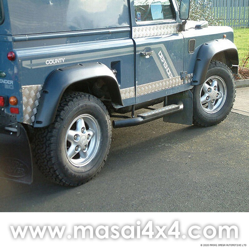 Extended Wheel Arch Kit - Defender 90/110 - 50mm Wide (Unbreakable Plastic)