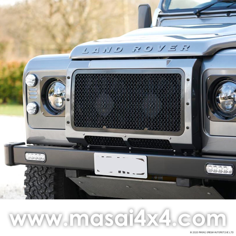 Front Lower Mesh Grille for Defender (Aircon Only) - Stainless Steel Front Lower Mesh Grille for Defender (Aircon Only) - Stainless Steel