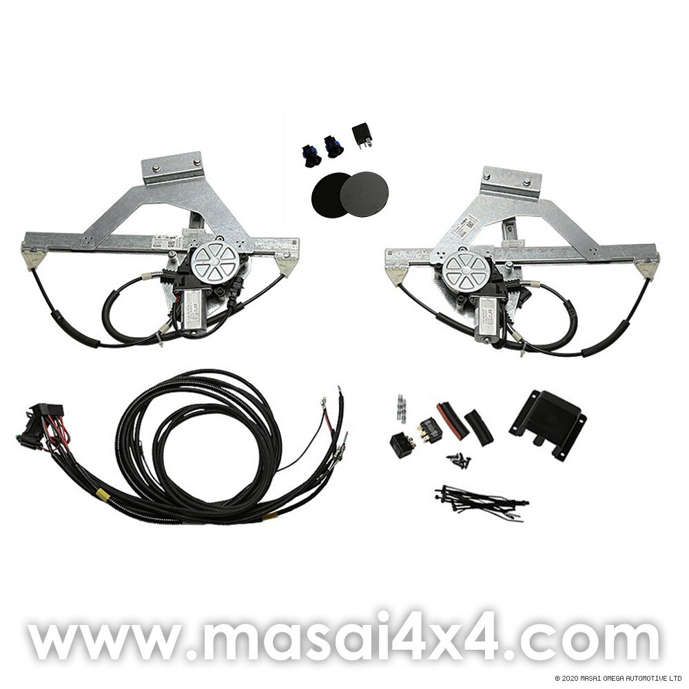 Electric Windows Conversion Kit for Defender 110/130 for 2nd Row Doors