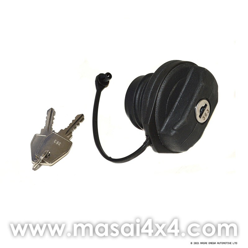 Fuel Cap Black 2 Lugs for Land Rover Defender to 1998 STC4072