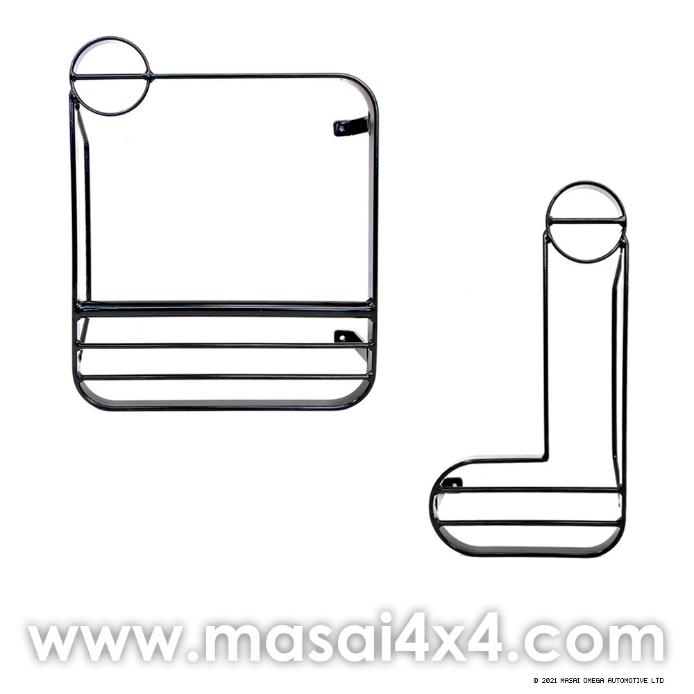 Rear Lamp Guard Kit for Defender (Compatible with Masai HD Spare Wheel Carrier) - Pair