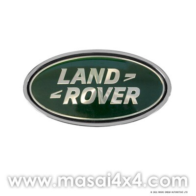 Land Rover Badge - In Frame (Green/Black)