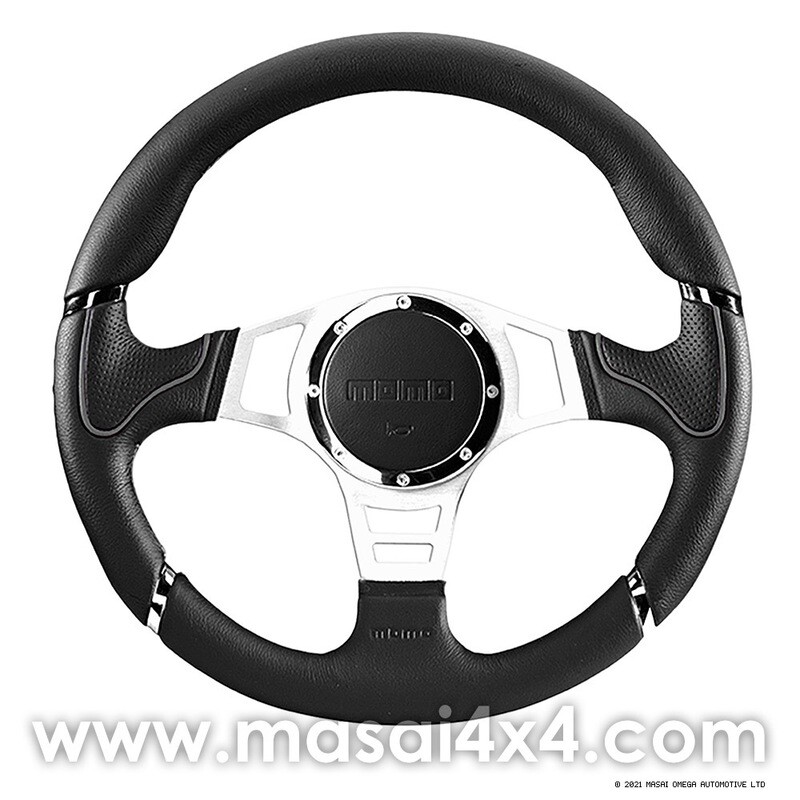 Momo Millenium　モモ ミレニアム　350mm MOMO Millenium Steering Wheel 350mm - Silver - RHDJapan