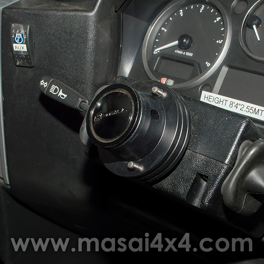 Optimill Steering Wheel Boss with Quick Release for Defender 36/48 Spline (For Momo Steering Wheels)