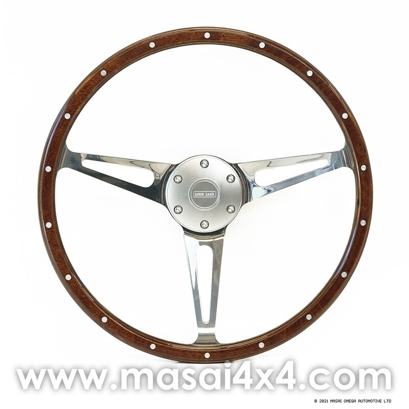 555-70395: Classic Wood Grain Steering Wheel | 15 In. Diameter | 2 - Foto 3