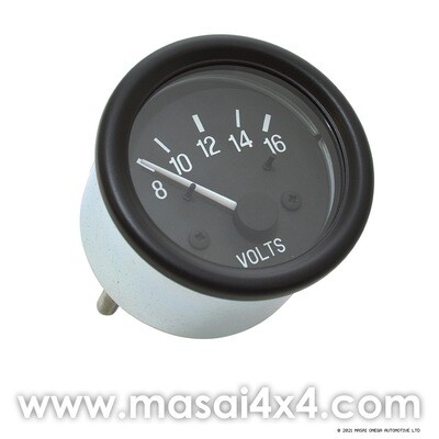 Defender Volt Meter Gauge - Voltmeter fits Defenders up to 2006 (Can be fitted to Puma with modification) - Alpine