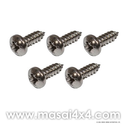 Side Air Intake Grille - Stainless Steel Screws for Defender 5pcs