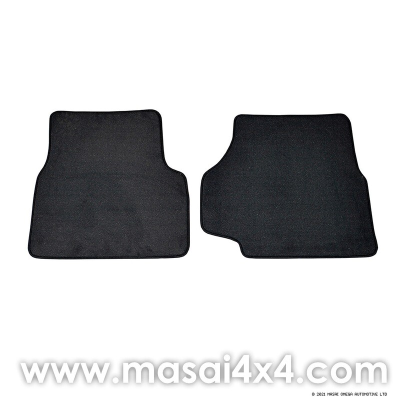 Front Carpet Mats (Black) - For Defender 1987 - 2006