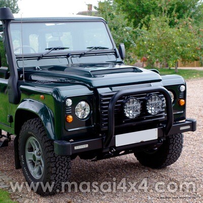Masai Sport Scooped Bonnet with Grille - for Land Rover Defender - (GRP Fibreglass)