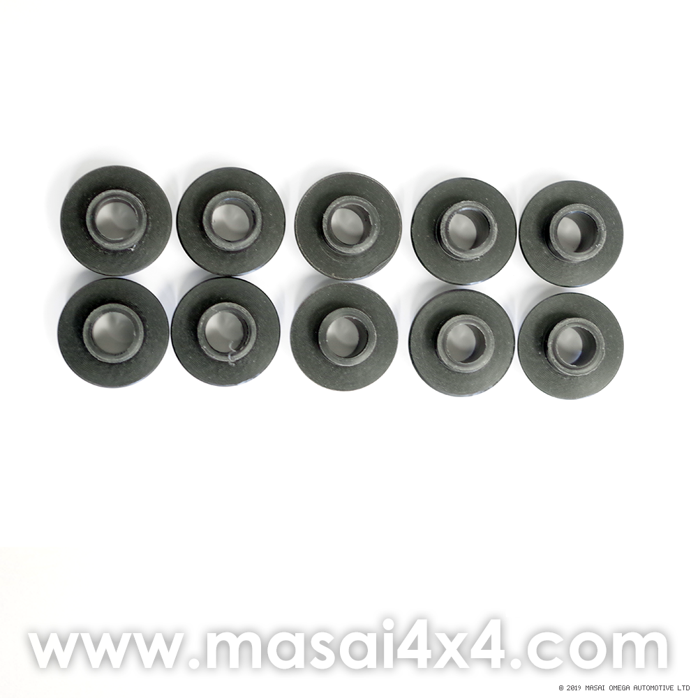 Set of 10 Interior Trim Fitting Spacers for TD5, 200TDI, 300TDI with Inward Facing Seats
