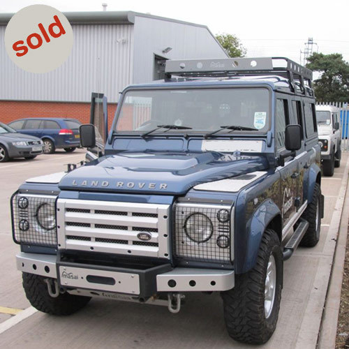 Blue 2007 Land Rover Defender XS Utility 110