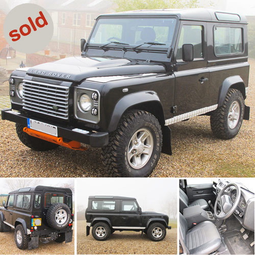 Black 2010 Land Rover Defender XS 90