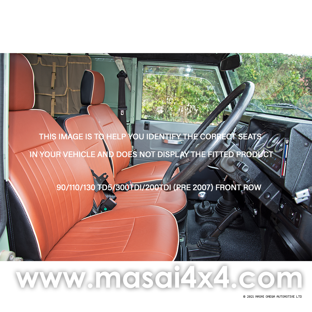 Grey DA4042&DA4031 Land Rover Defender 90 Base Foam Outer  Seat Back Cover 