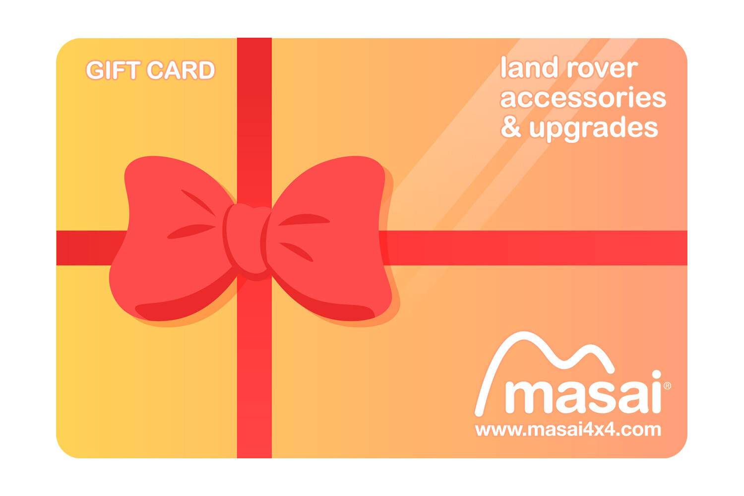 Gift Card - Masai4x4.com (¬£25/¬£50/¬£100/¬£200/¬£500)