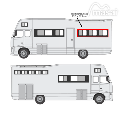 Horses Head Area Horsebox Windows