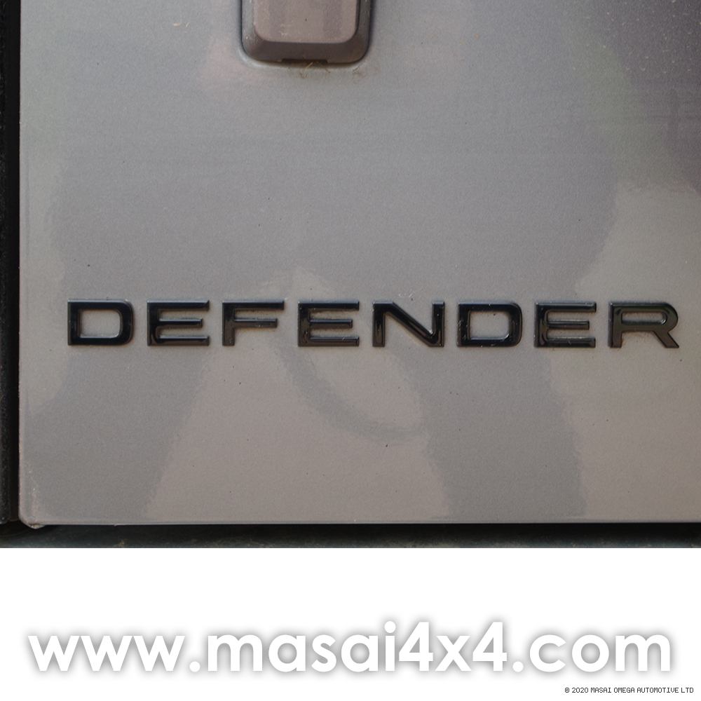 "DEFENDER" Rear Lettering Decals - fits New 2020 Defender