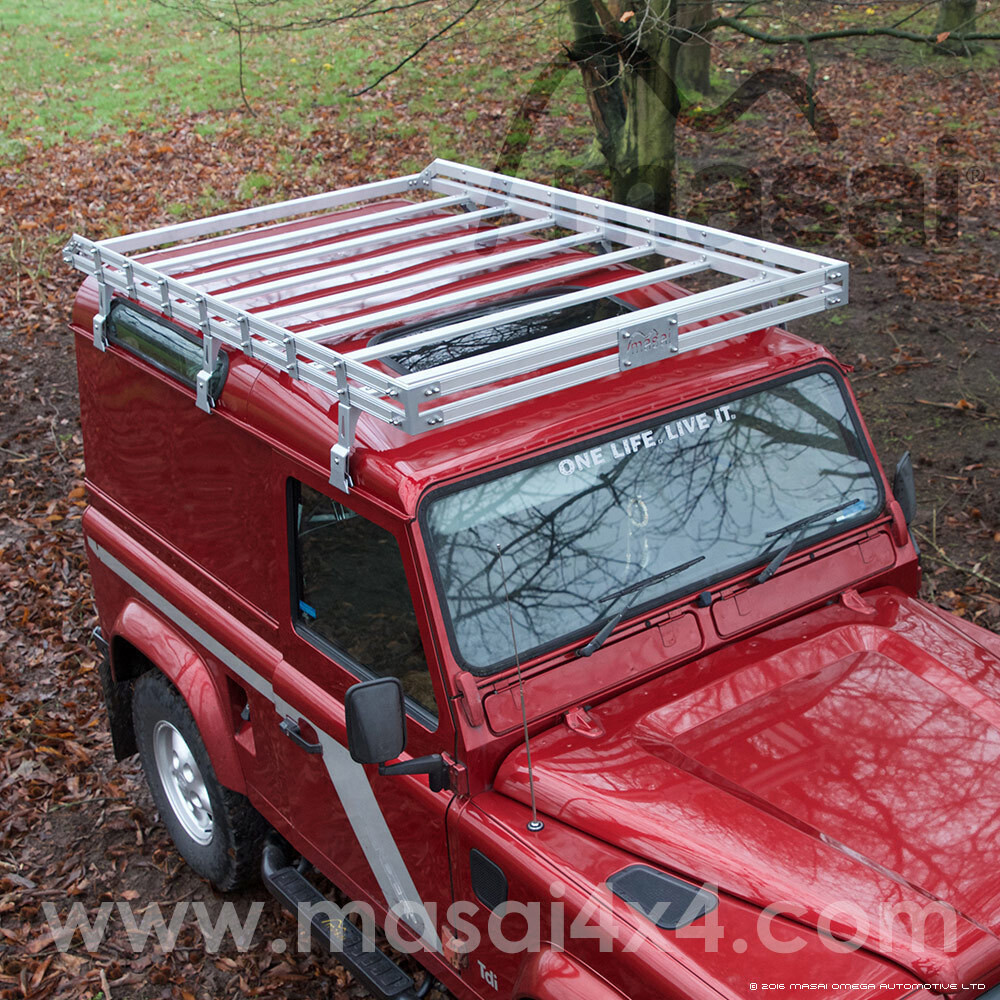 Aluminium Open End Luggage Roof Rack for Land Rover Defender