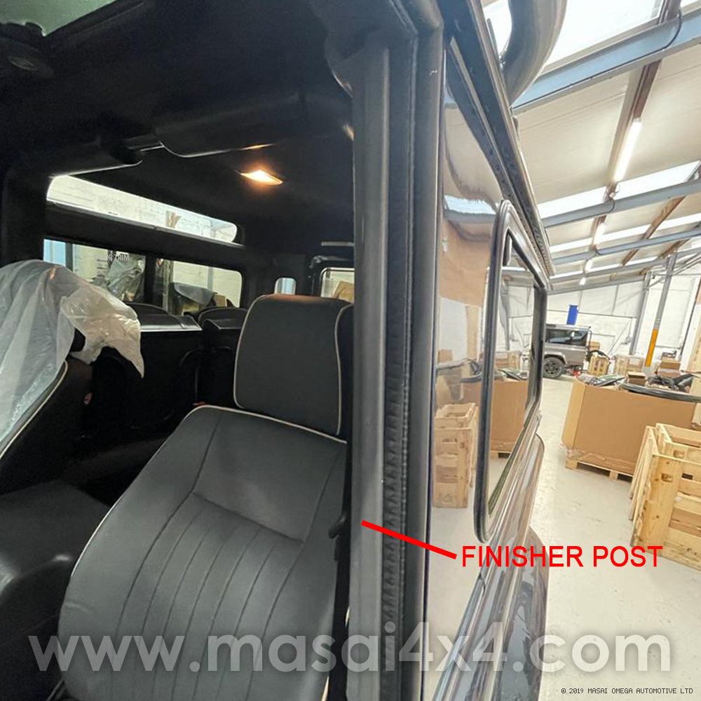 Pair of Internal Window Trims Finisher Posts for Land Rover Defender 90 ...